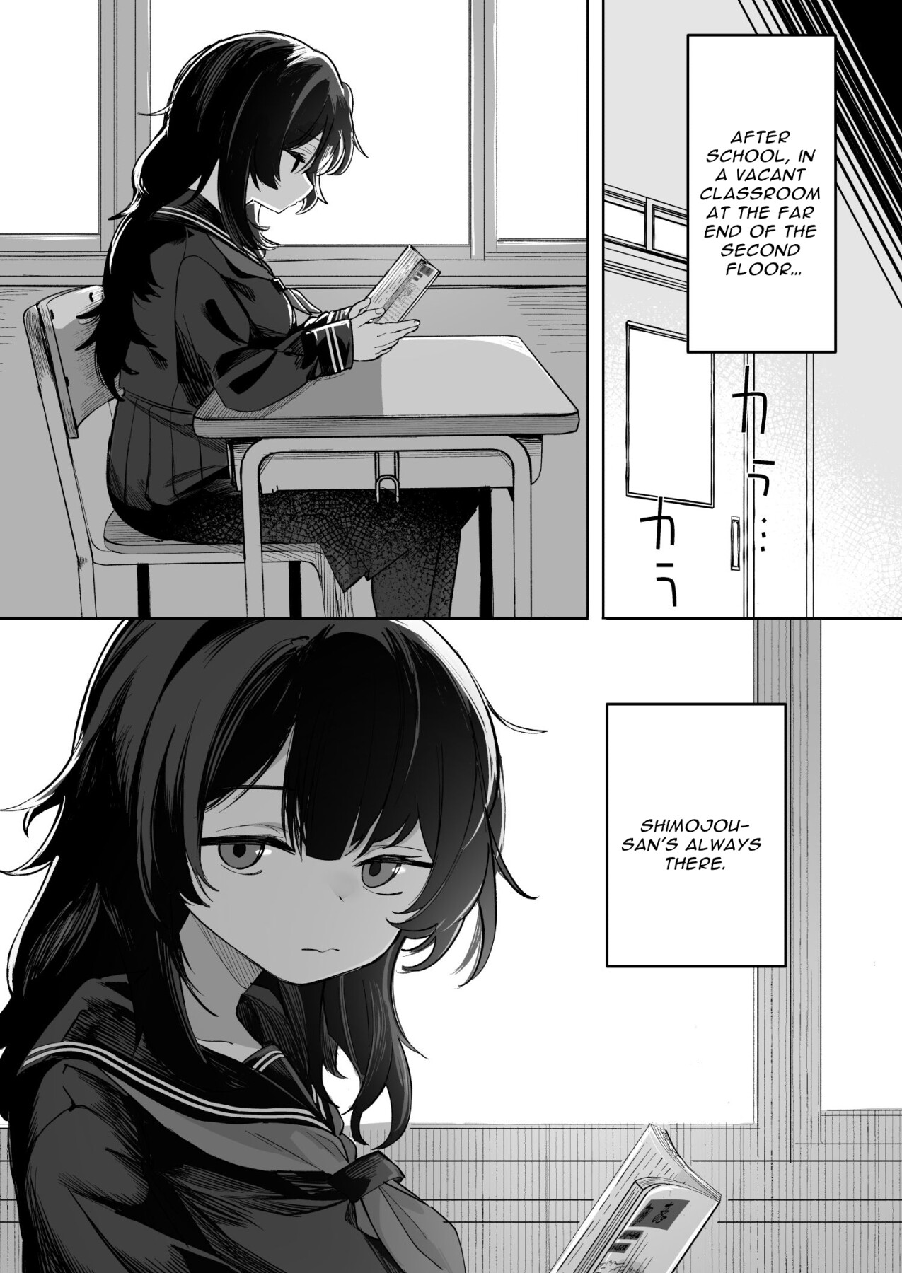 Hentai Manga Comic-She Doesn't Like Me ~ I thought I was the only one~ Plain Busty Bookworm Girl-Read-6